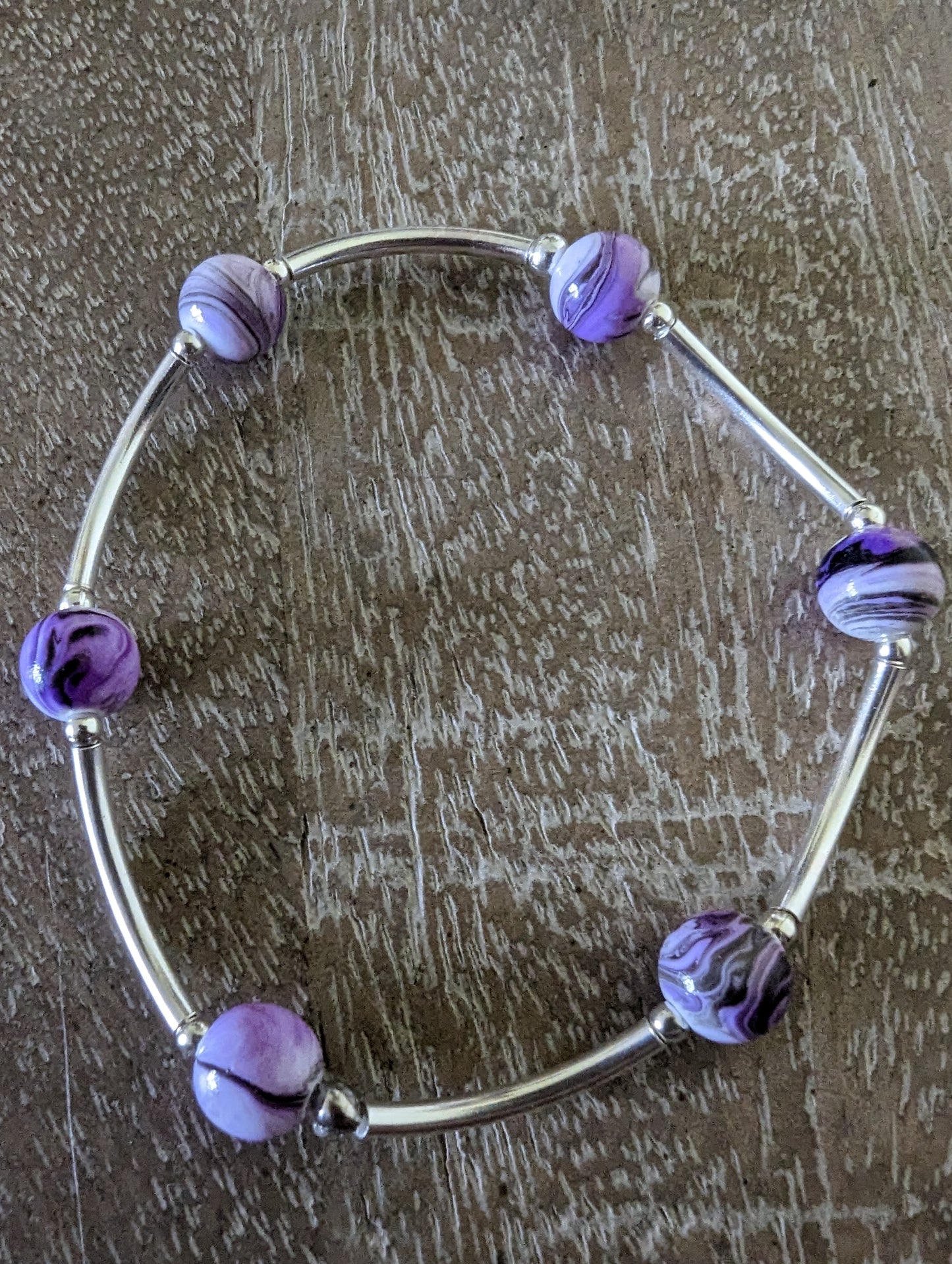 Blessing bracelet in purple