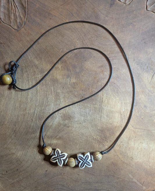 Sedona Red Heart Necklace: Beaded Gemstone Jewelry