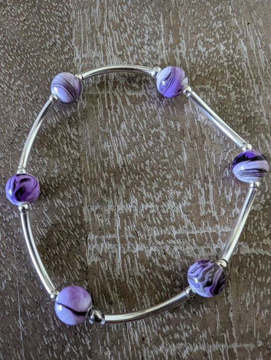 Blessing bracelet in purple