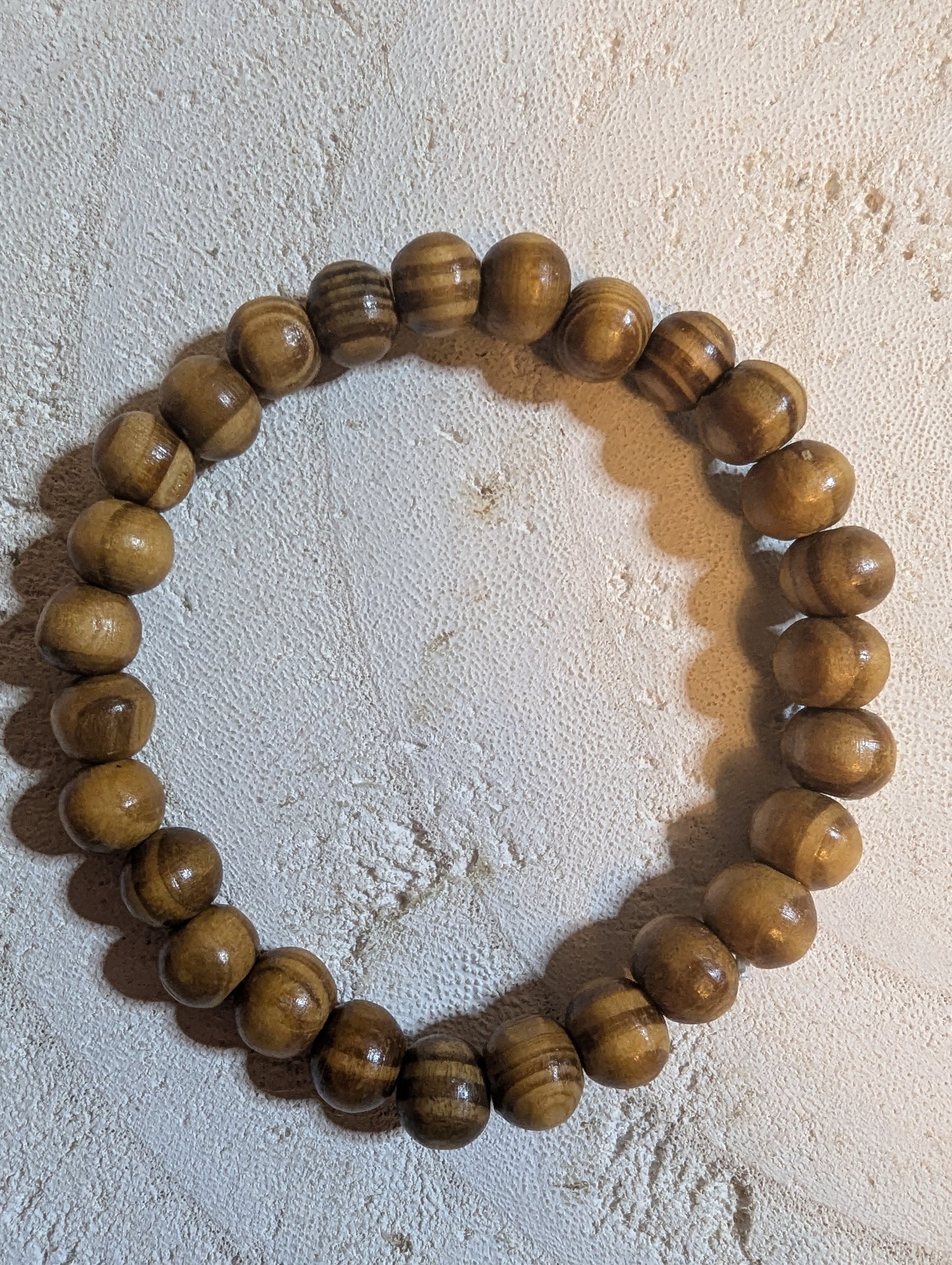 Wooden beaded bracelet 