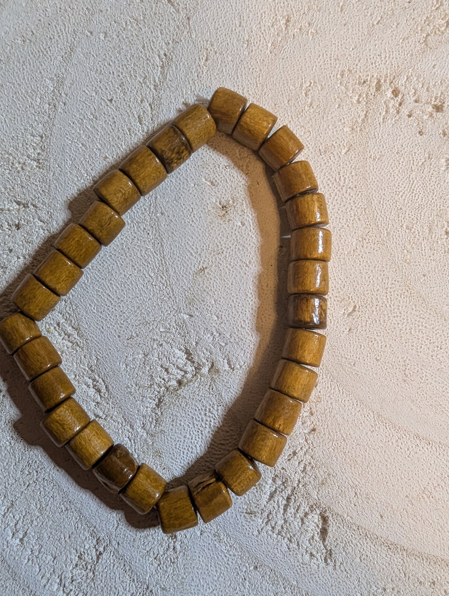 Wooden beaded bracelet 