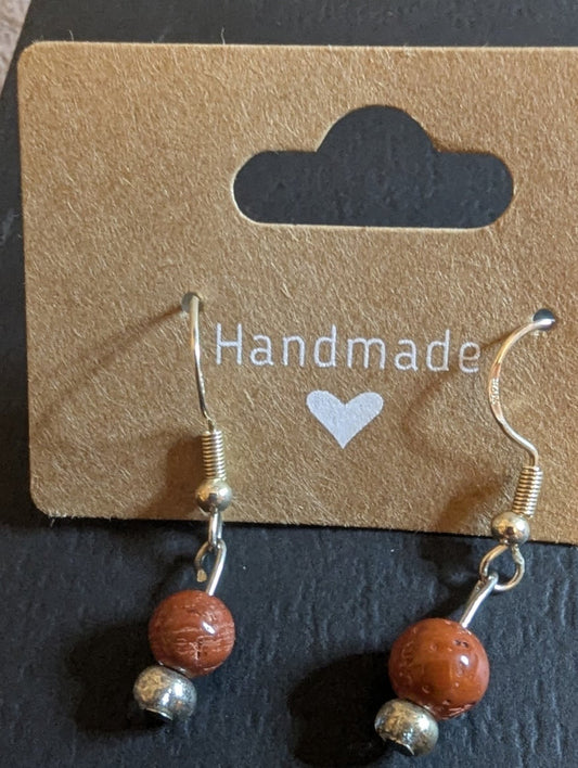 Ceramic drop earrings